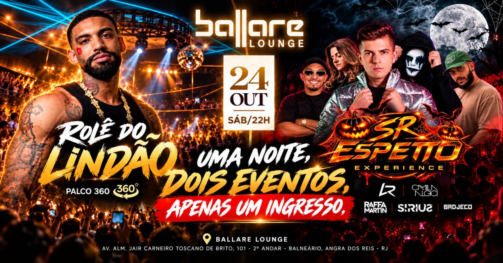 ROLÊ DO LINDÃO + SR ESPETTO EXPERINCE HALOWEEN - Angra dos Reis, RJ