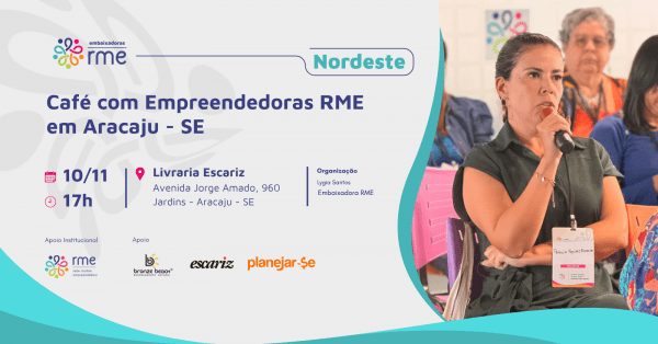 Imagem do evento Café com Empreendedoras RME Aracaju/SE
