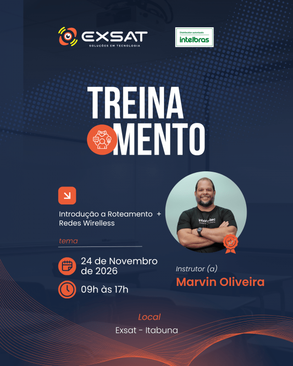 Imagem do evento INTRODUÇÃO A ROTEAMENTO + REDES WIRELLESS