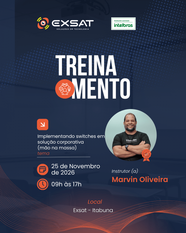 Imagem do evento IMPLEMENTANDO SWITCHES EM SOLUÇÃO CORPORATIVA (MÃO NA MASSA)
