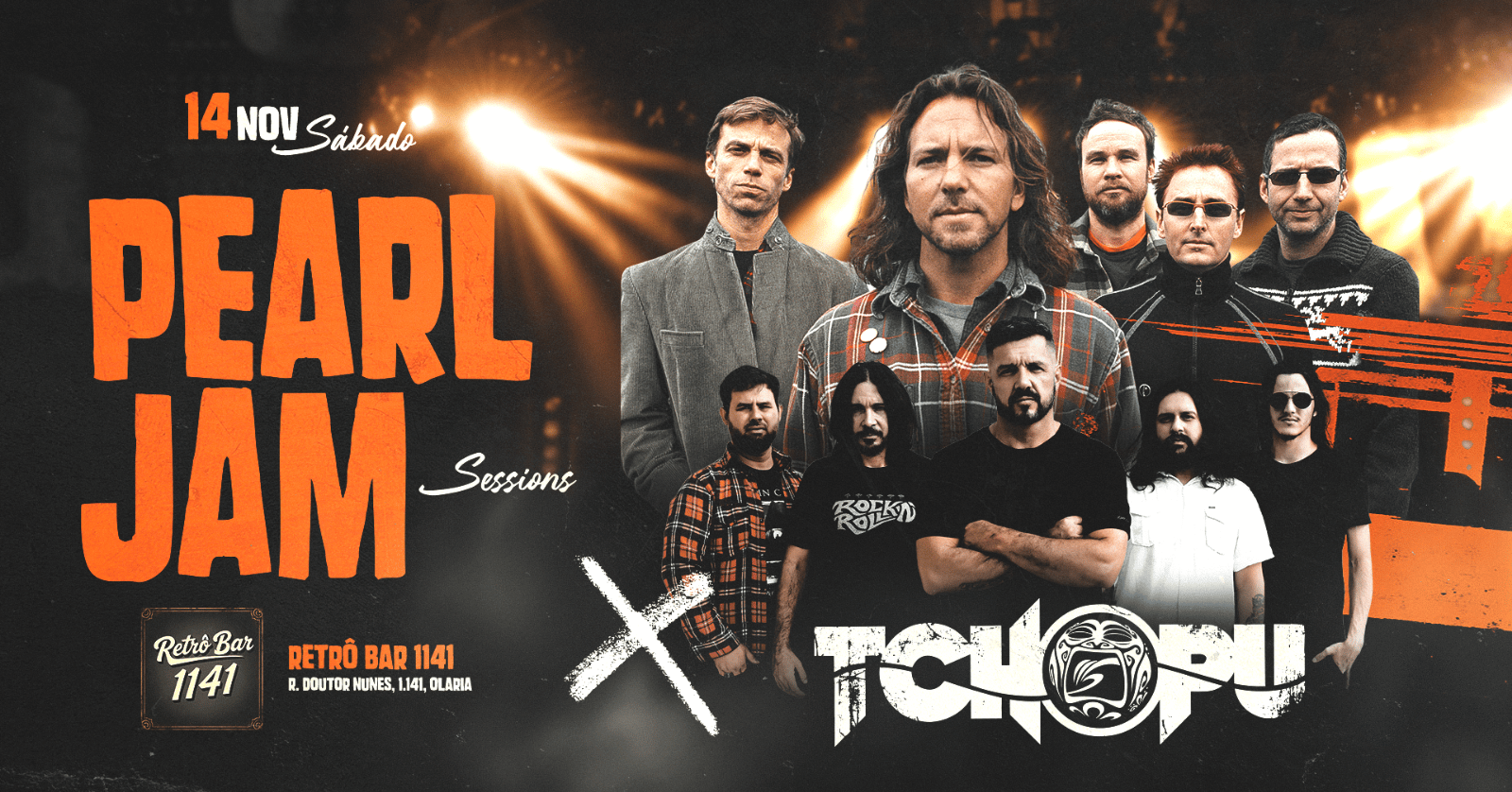 BANDA TCHOPU (PEARL JAM) - RETRÔ BAR 1141 - Rio de Janeiro, RJ