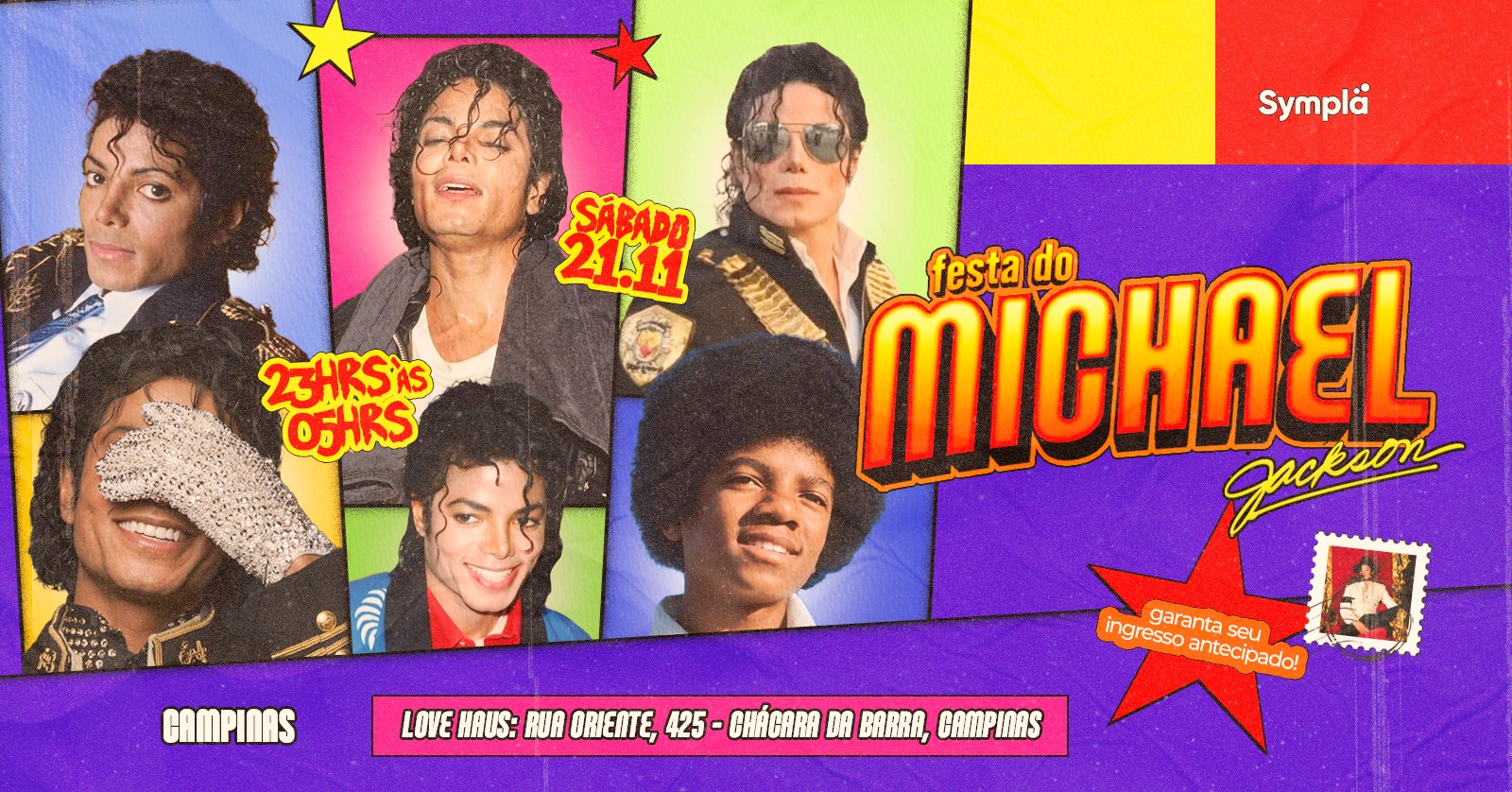 ESTREIA: Festa do Michael Jackson em CAMPINAS - Rua Oriente, 425 - Campinas, SP