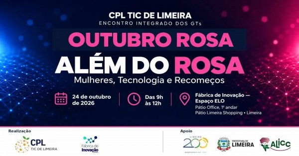 Imagem do evento ALÉM DO ROSA: MULHERES, TECNOLOGIAS E RECOMEÇOS