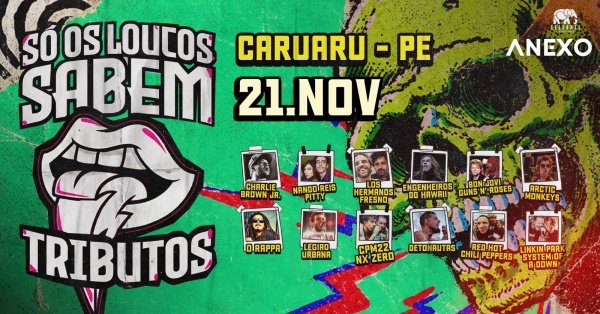 Imagem do evento SÓ OS LOUCOS SABEM I Caruaru - PE