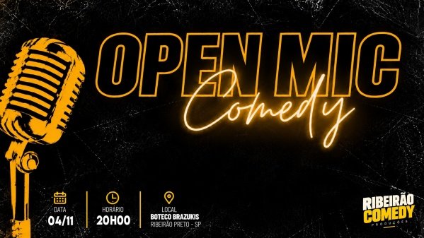 Imagem do evento OPEN MIC no Ribeirão Comedy