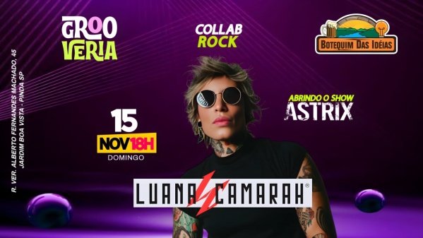 Imagem do evento Collab Rock BDI Luana Camarah