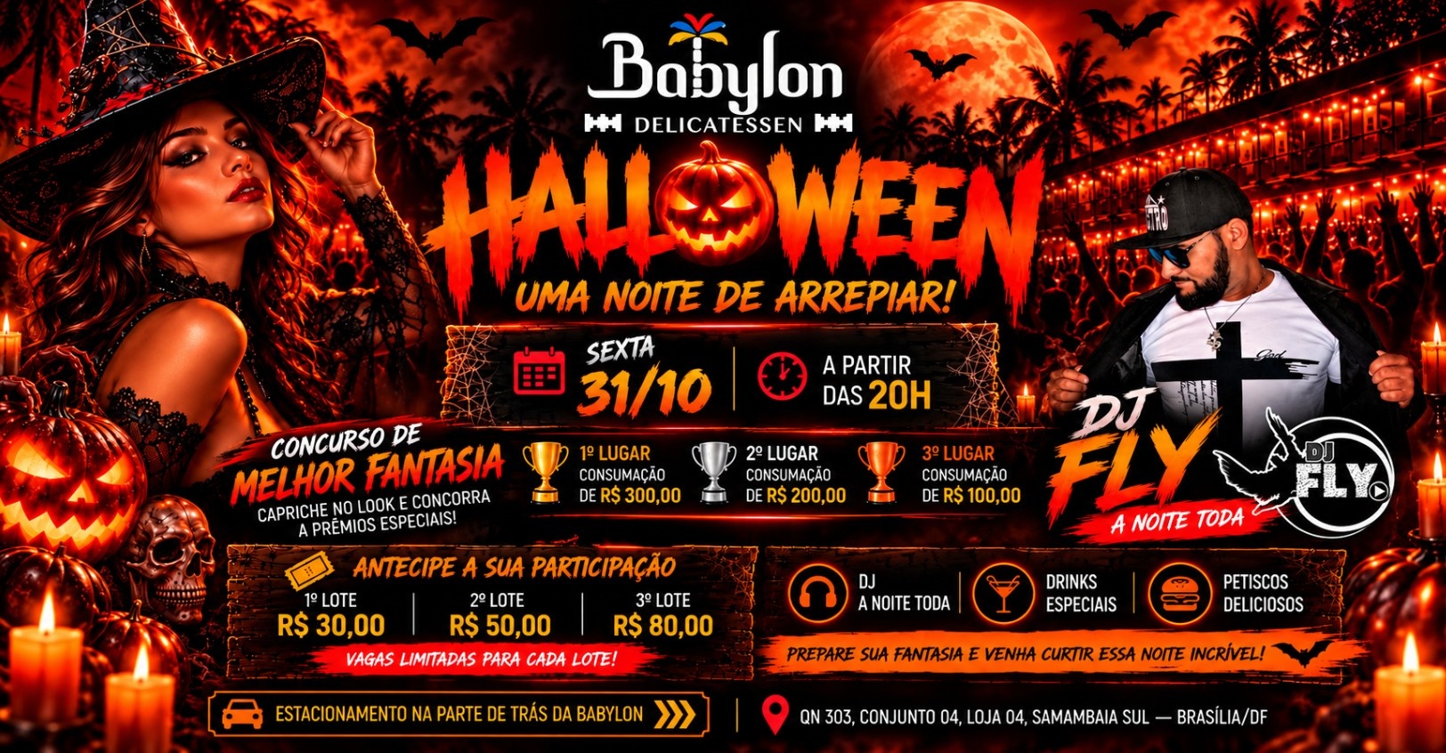 Halloween Babylon  Uma Noite de Arrepiar! - Brasília, DF