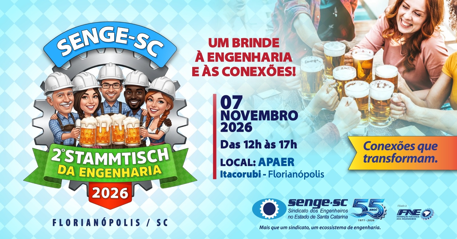 2º STAMMTISCH DA ENGENHARIA 2026 - Conexões que transformam. - Florianópolis, SC