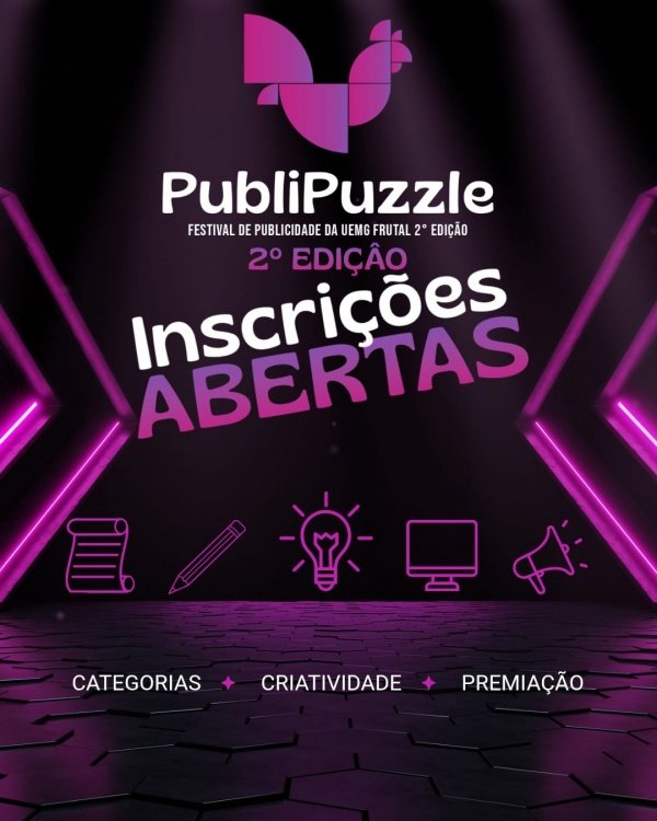 Imagem do evento 2º PubliPuzzle  Festival de Publicidade da UEMG/Frutal