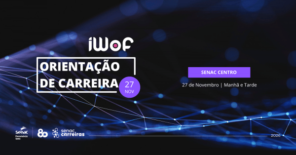 Imagem do evento Orientação de Carreira | Parceria Senac e iWolf