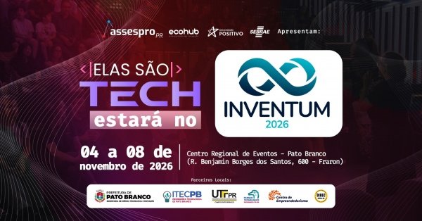 Imagem do evento ElaSão Tech - Feito por ELAS para TODOS - Inventum