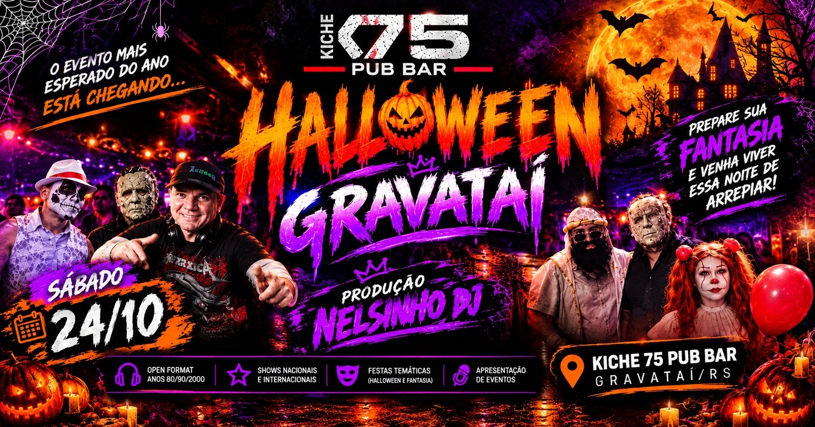 Halloween Gravataí Oficial 2026 - Gravataí, RS