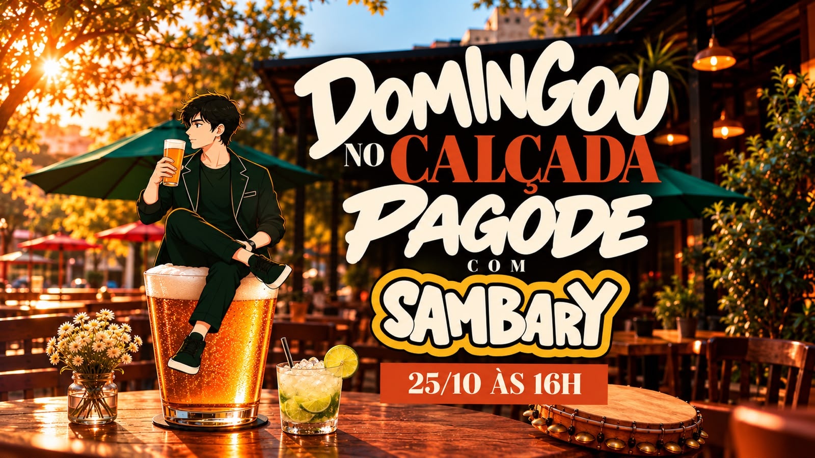 DOMINGOU NO CALÇADA // SAMBARY // 25.10 - Porto Alegre, RS