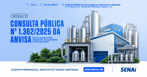 Imagem do evento Workshop | Consulta Pública nº 1.362/2025 da ANVISA I Chapecó/SC