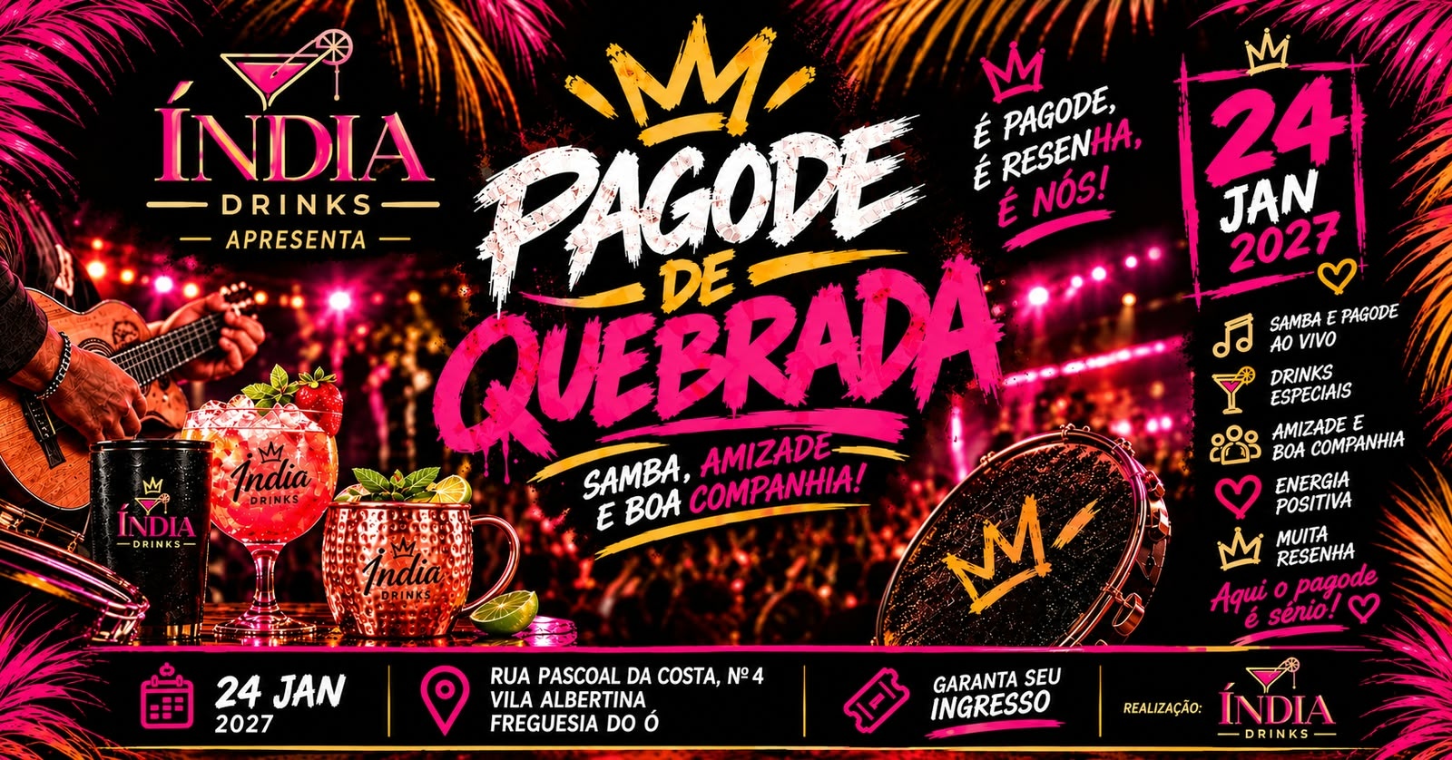 Pagode De Quebrada - São Paulo, SP