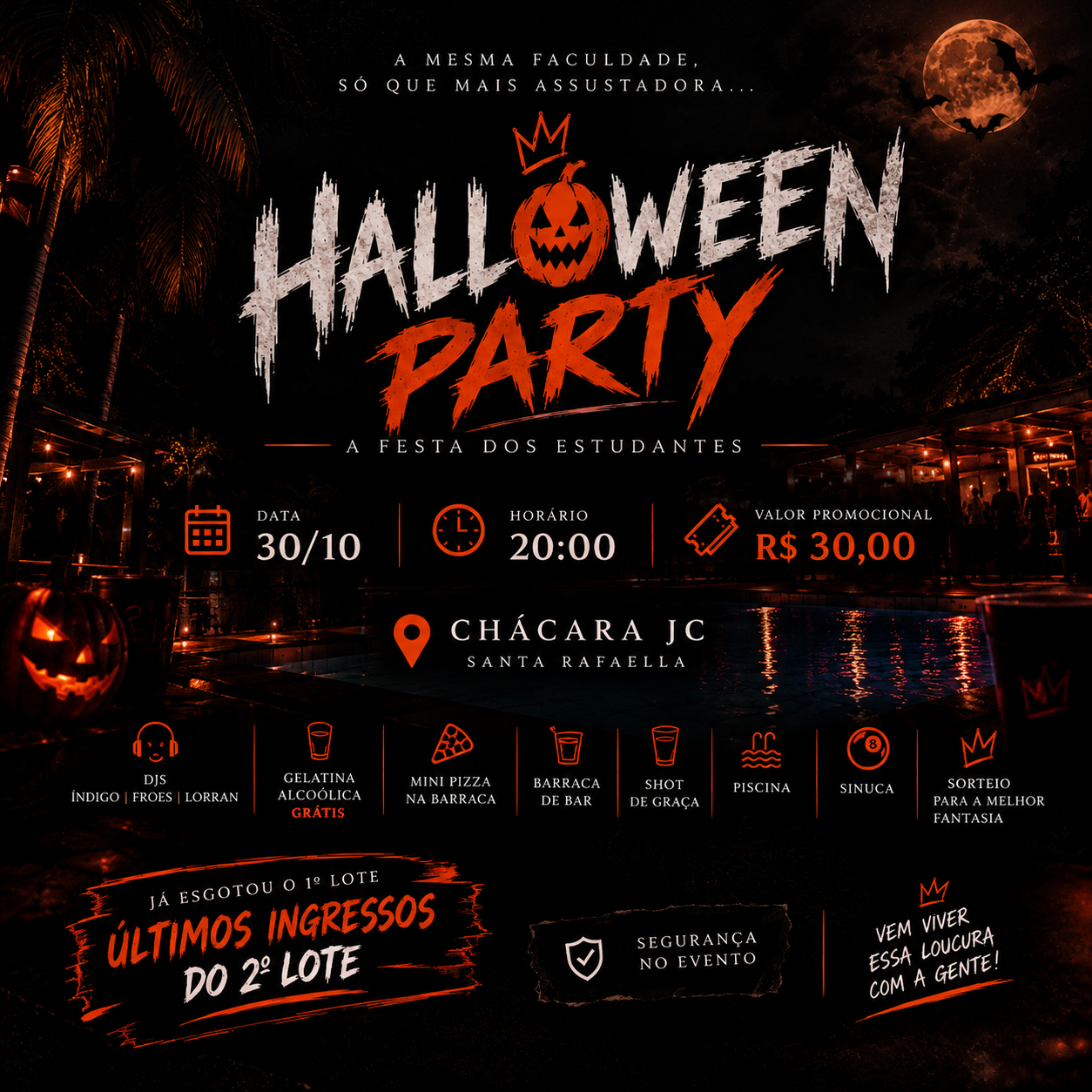 HALLOWEEN PARTY - FUNORTE - Montes Claros, MG