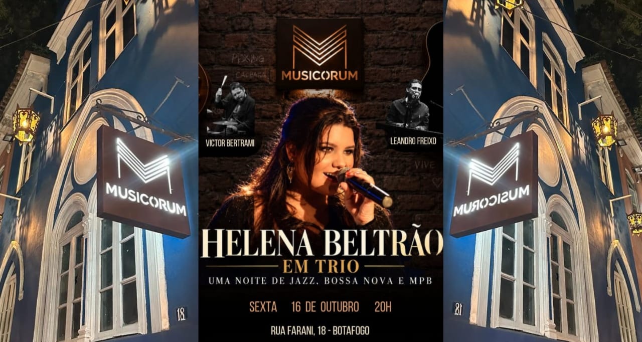 Helena Beltrão em Trio: Uma noite de jazz, bossa nova e MPB no Musicorum!