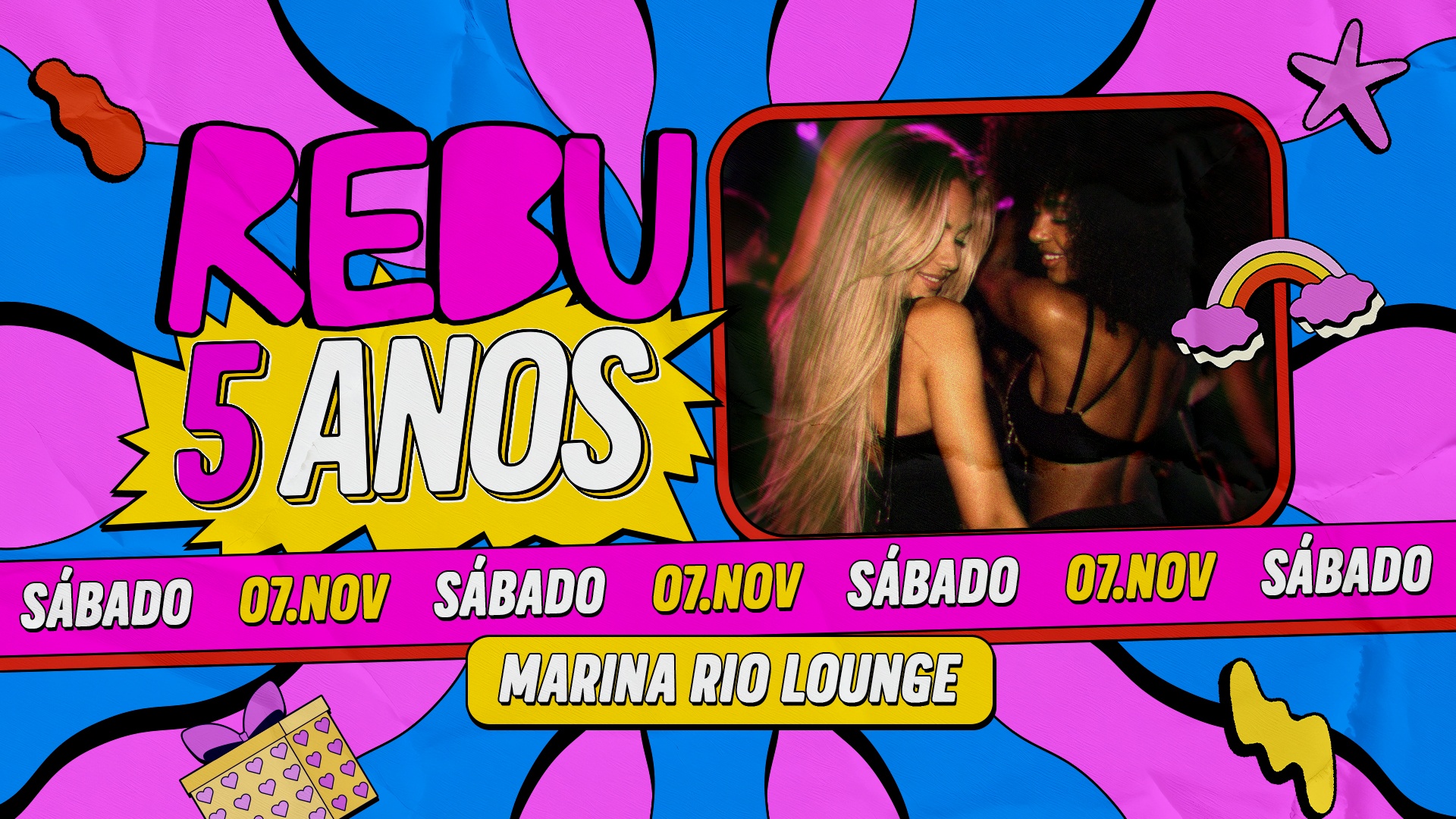 REBU 5 ANOS | 07 NOV | RIO DE JANEIRO - Rio de Janeiro, RJ