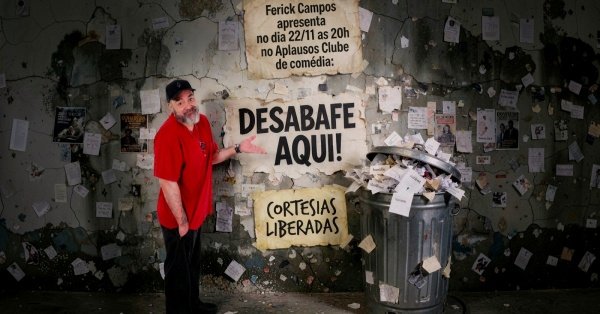 Imagem do evento Desabafe Aqui ! - solo stand-up Ferick Campos