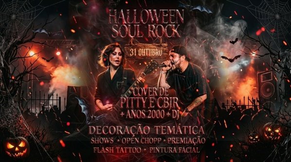 Imagem do evento Halloween Soul Rock | Sábado 31 Outubro