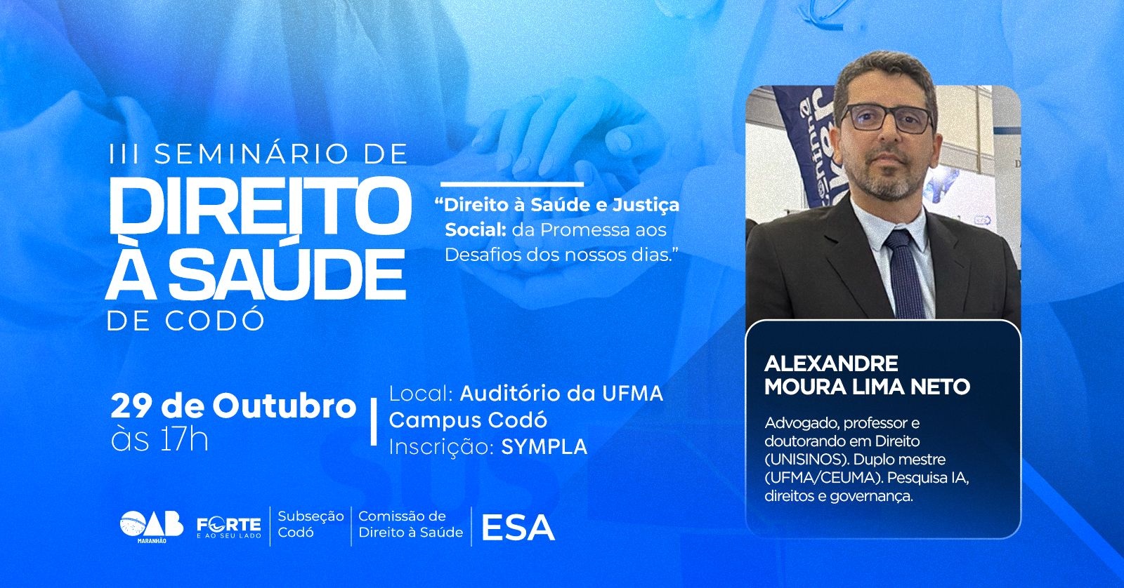 III SEMINÁRIO DE DIREITO Á SAÚDE  DE CODÓ