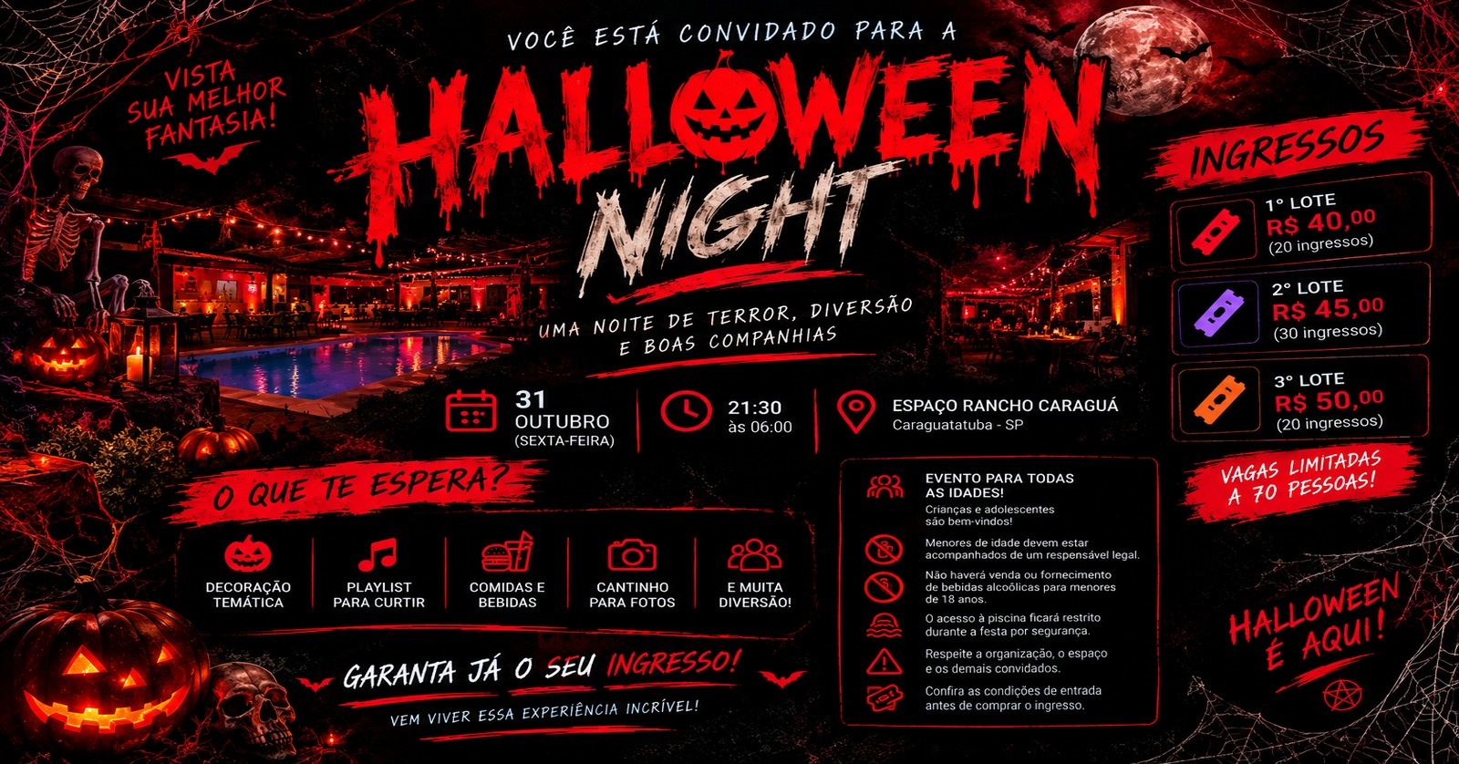 Halloween night - Caraguatatuba, SP