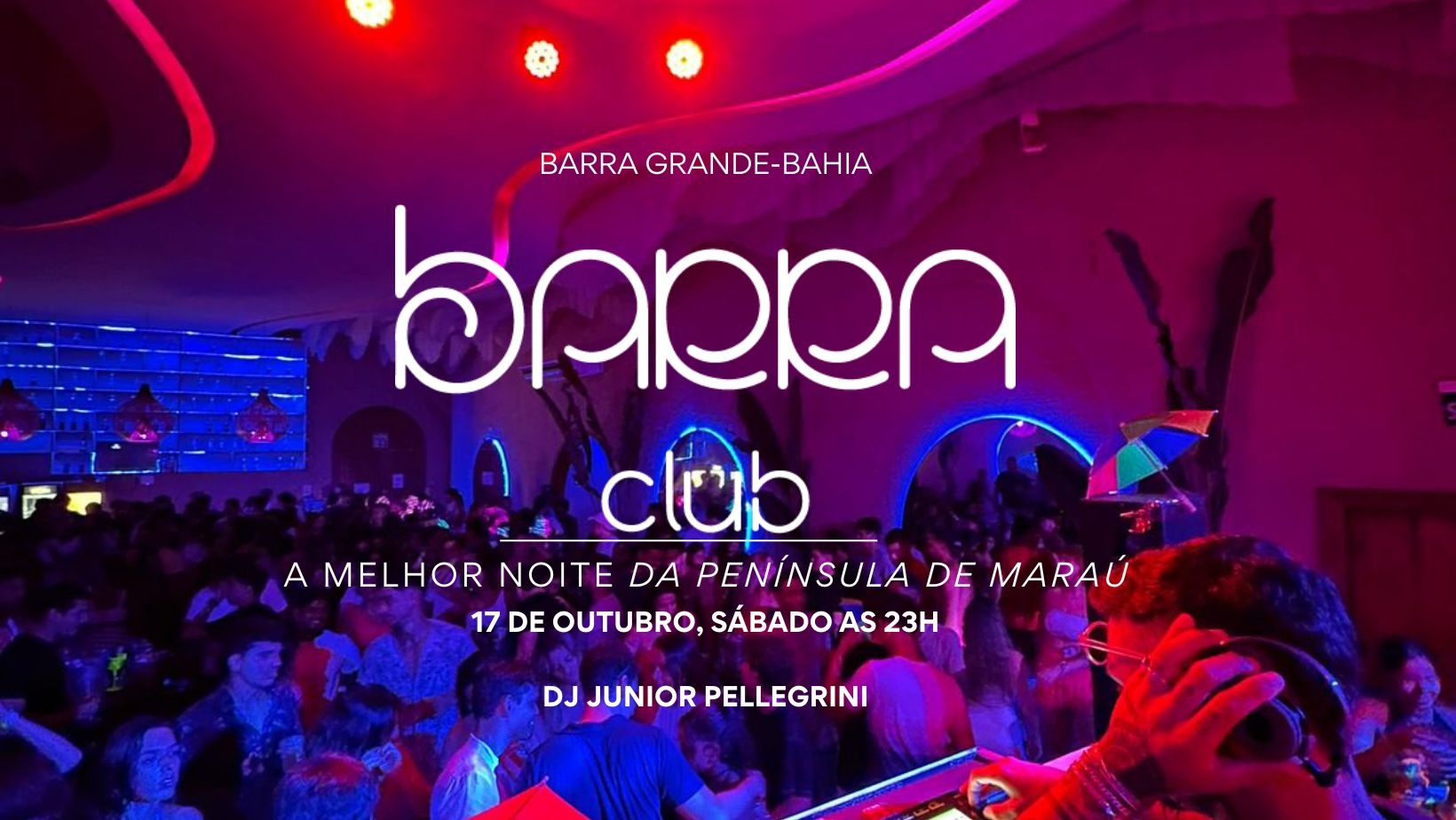 PROGRAMAÇÃO BARRA CLUB 17 outubro