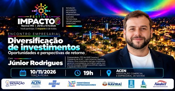 Imagem do evento Diversificação de Investimentos: Oportunidades e Perspectivas de Retorno | Festival IMPACTO8