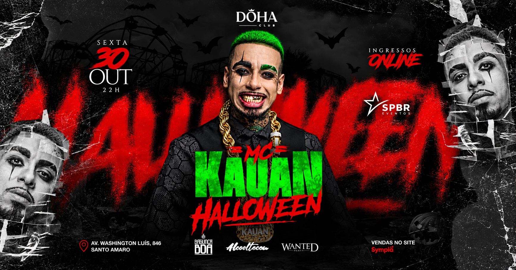 ESPECIAL DE HALLOWEEN - WANTED X BAGUNÇA BOA X ÁLCOOLTECEU #MC KAUAN