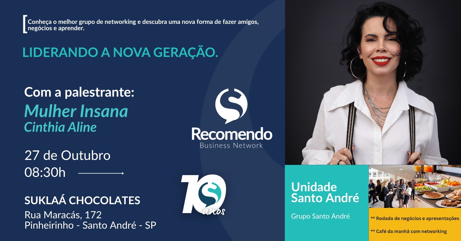 Recomendo Santo André - O melhor networking do mundo agora em Santo André.