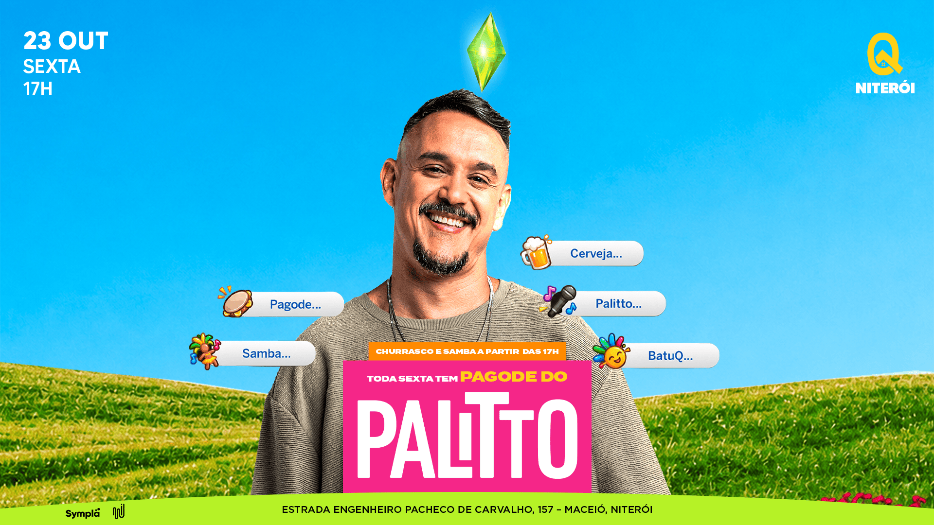 PAGODE DO PALITTO na BATUQ NITERÓI!!