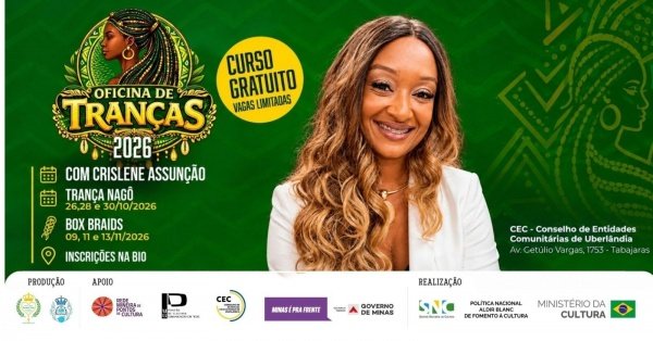 Imagem do evento Curso Profissional de Trança Nagô e de Box Braids