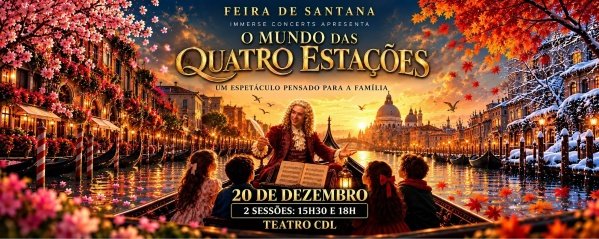 Imagem do evento Immerse Kids: O mundo das Quatro Estações - SESSÕES: 15H30 E 18H