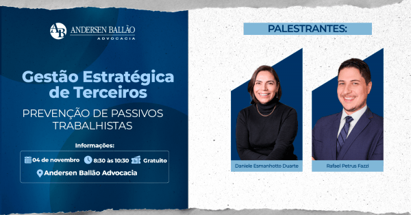 Imagem do evento Gestão Estratégica de Terceiros: Prevenção de Passivos Trabalhistas