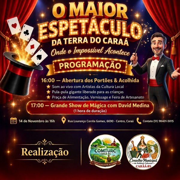 Imagem do evento SHOW DE MÁGICA