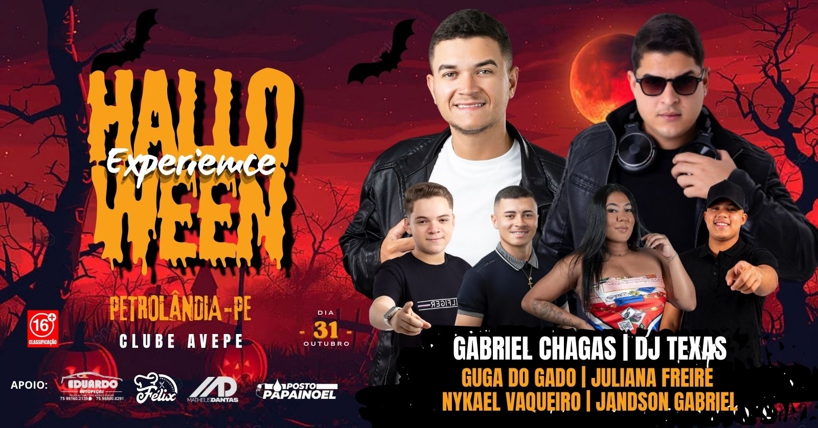 HALLOWEEN EXPERIENCE - Petrolândia, PE