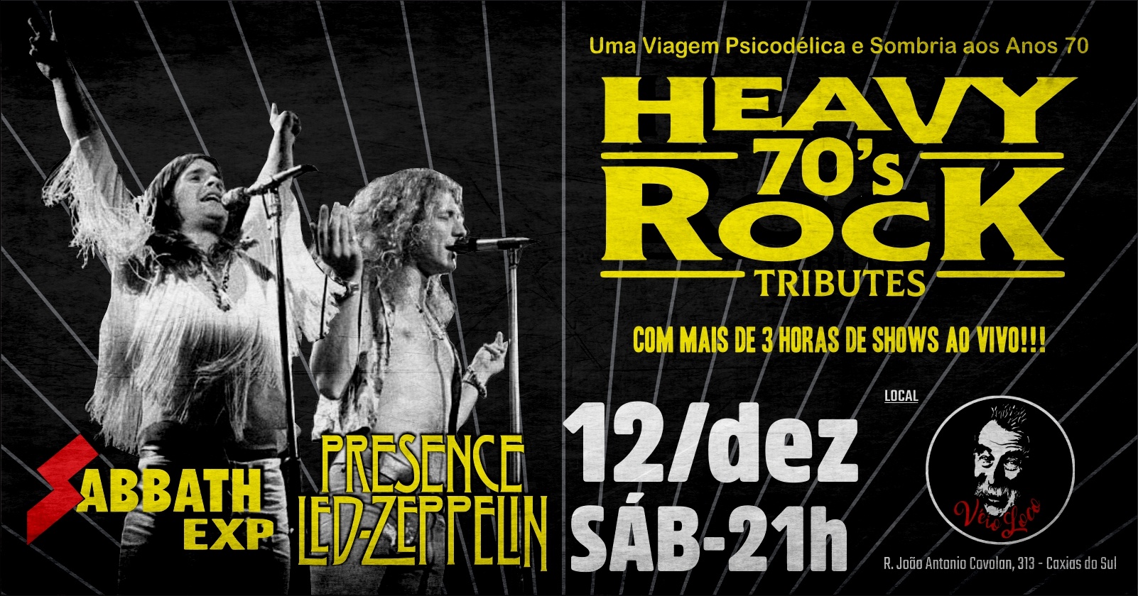 Heavy Rock Tributes em Caxias do Sul!!! - Caxias do Sul, RS