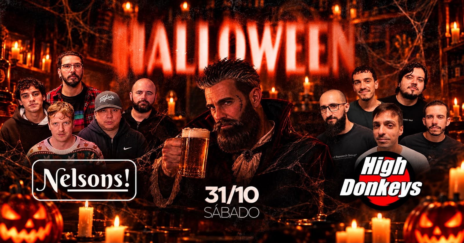 Halloween Sanctus - Nelsons + High Donkeys - Santo Antônio da Patrulha, RS