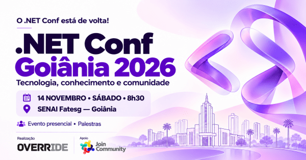Imagem do evento .NET Conf 2026 [Goiânia-GO]