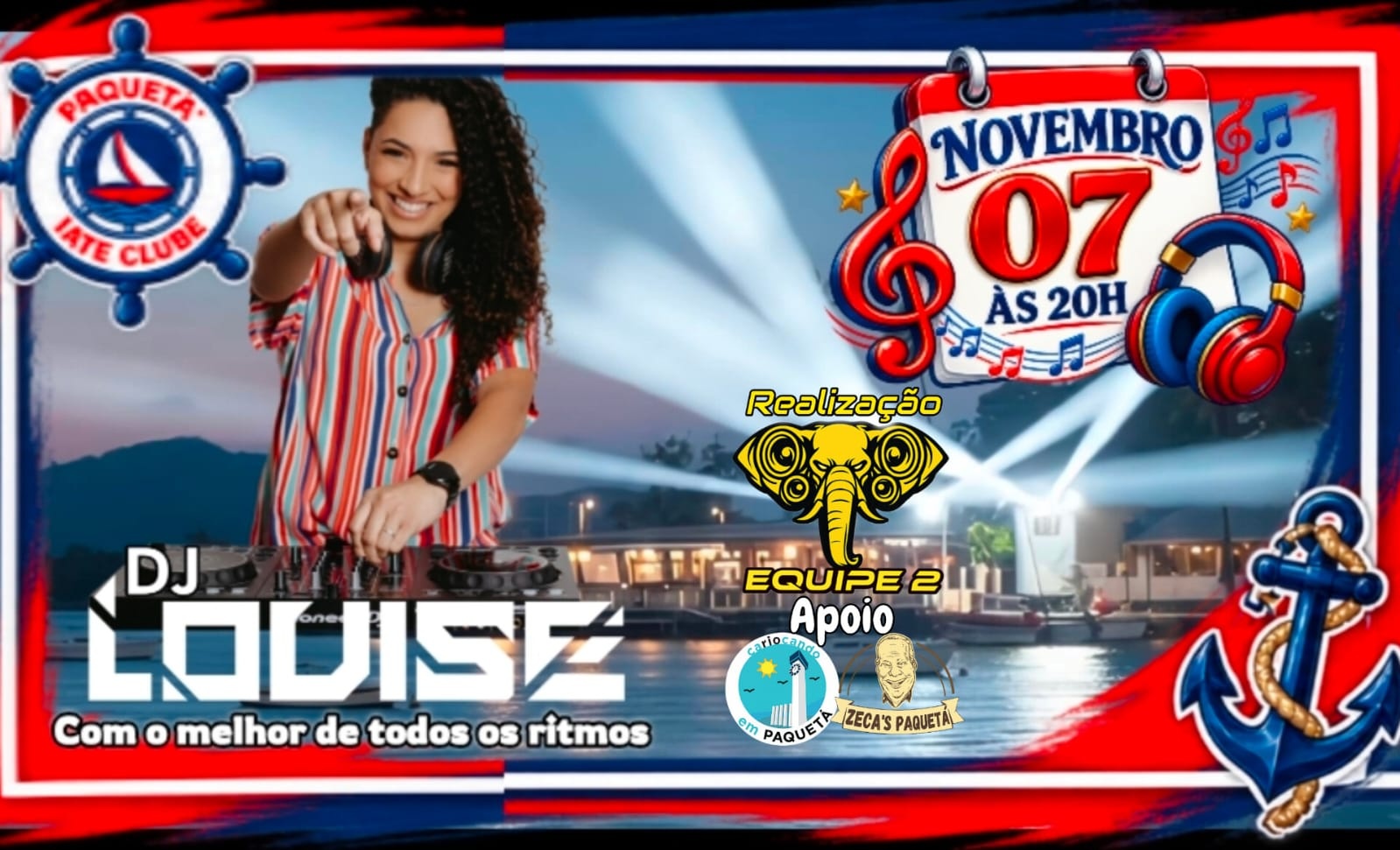 DJ LOUISE COM O MELHOR DE TODOS OS RITIMOS - Rio de Janeiro, RJ