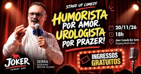 Imagem do evento Humorista por amor. Urologista por prazer!
