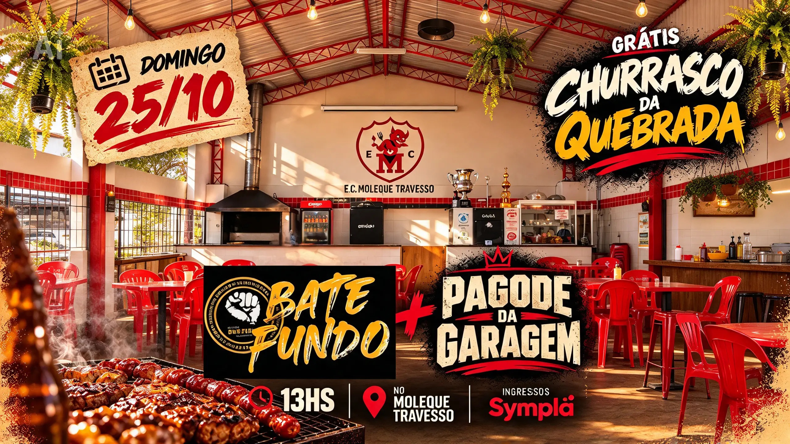 Bate Fundo+Pagode Da Garagem no Moleque Travesso - São Paulo, SP
