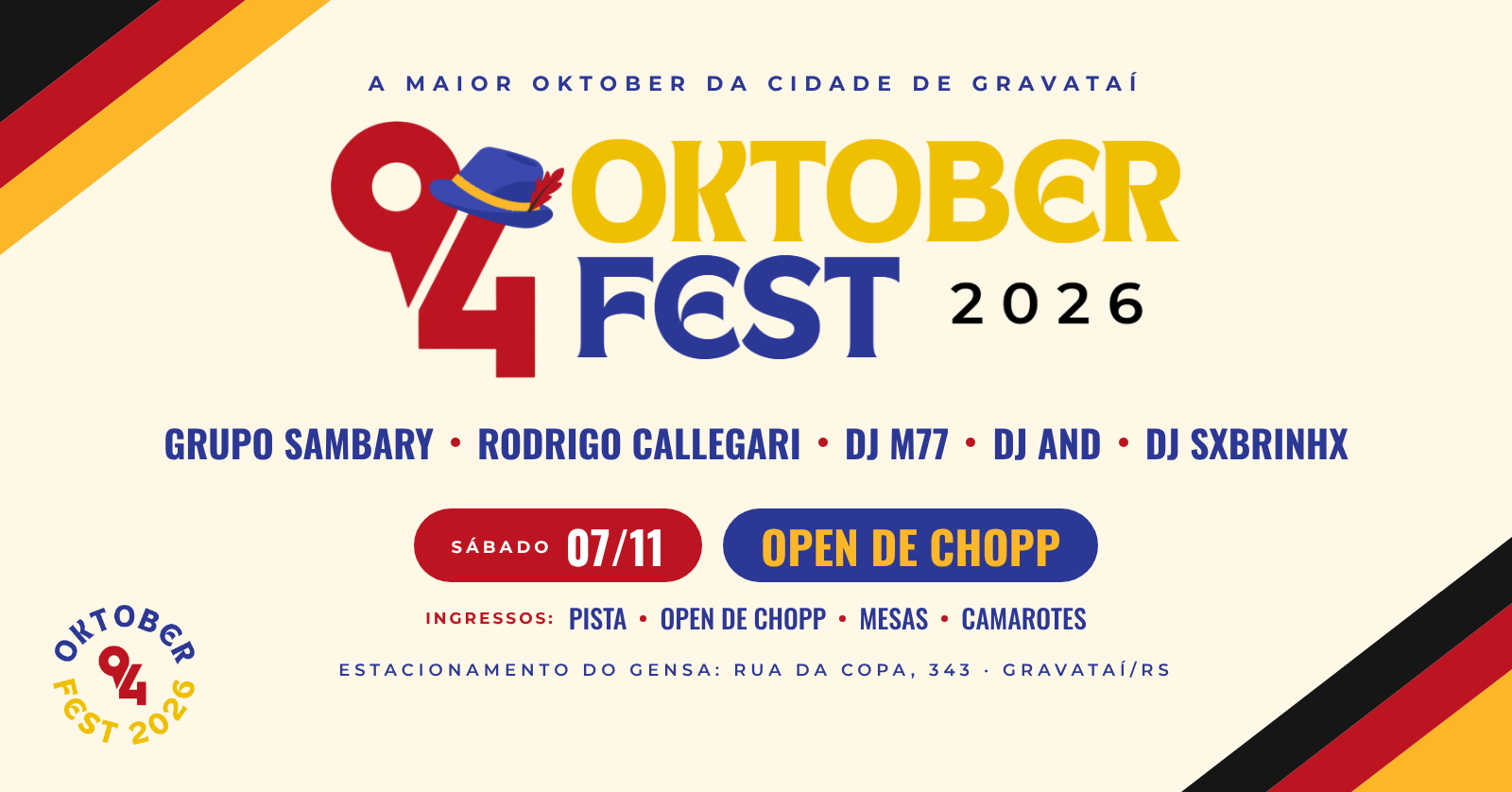 OKTOBERFEST 94 MIL - Gravataí, RS