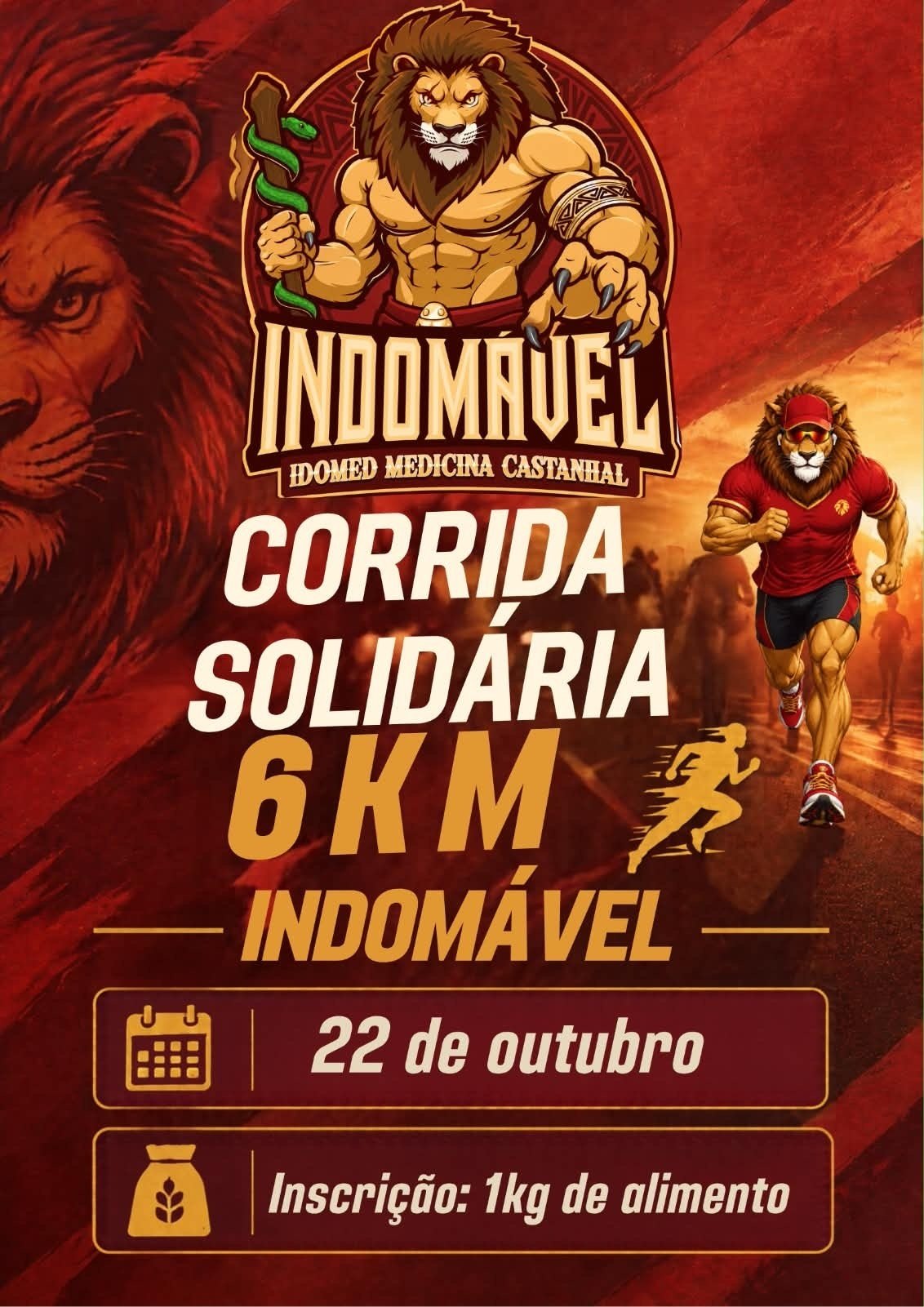 Corrida 1ª Corrida Solidária Indomável em Castanhal, PA