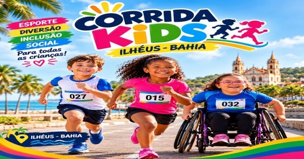 Imagem do evento CORRIDA KIDS  ILHÉUS - BAHIA