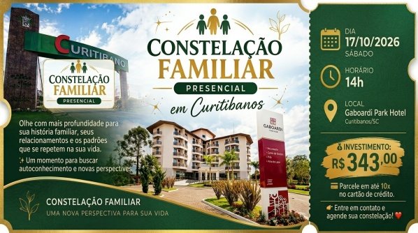 Imagem do evento Faça sua Constelação Familiar Presencial!