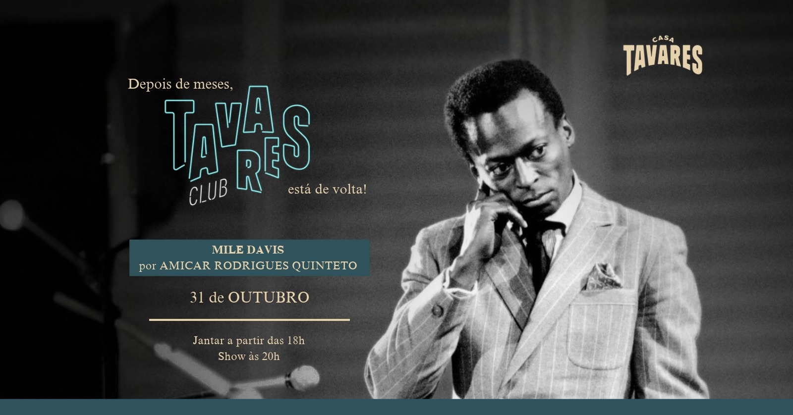MILES DAVIS por AMILCAR RODRIGUES QUINTETO - São Paulo, SP