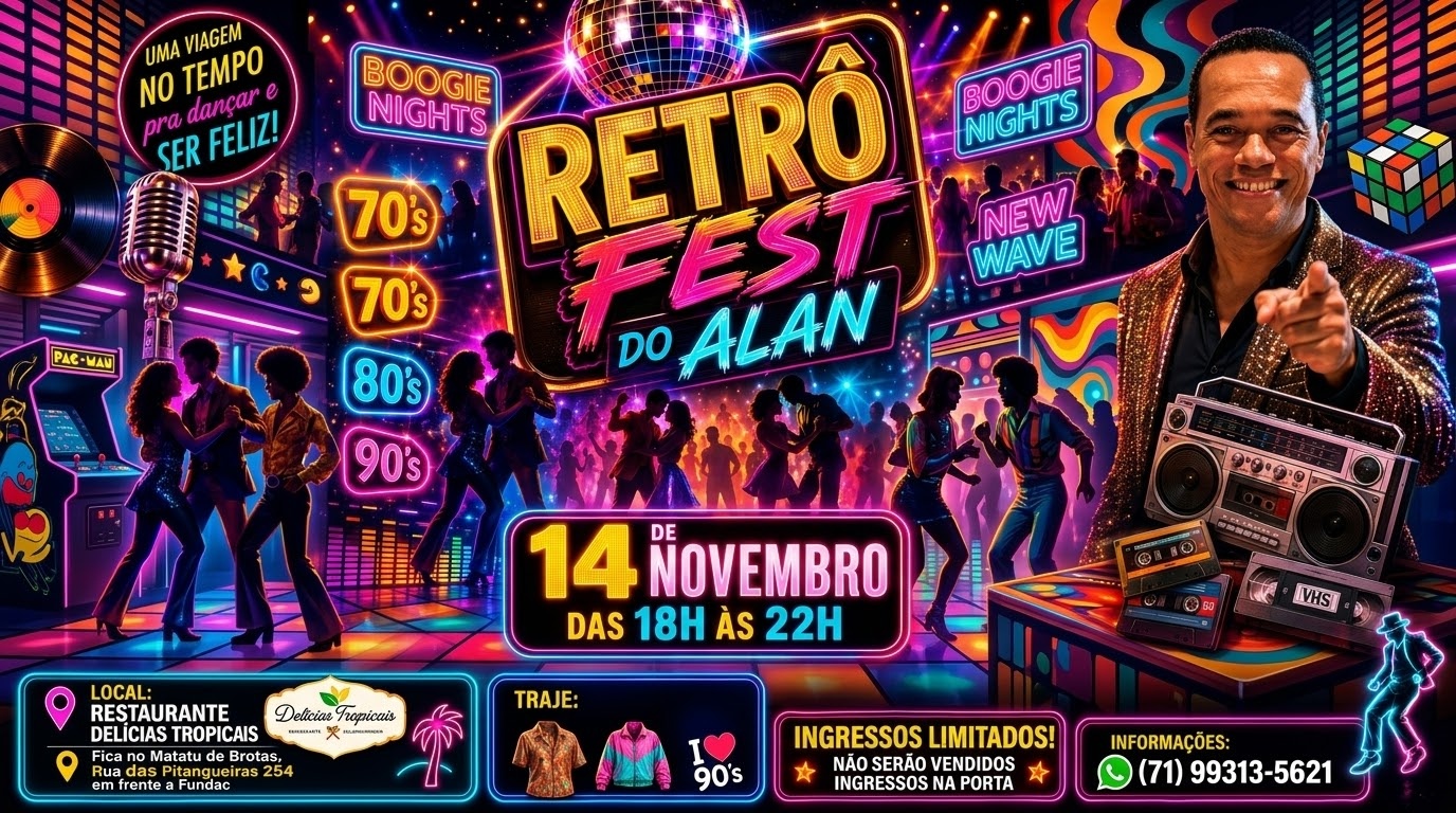 RETRÔ FEST DO ALAN - Salvador, BA