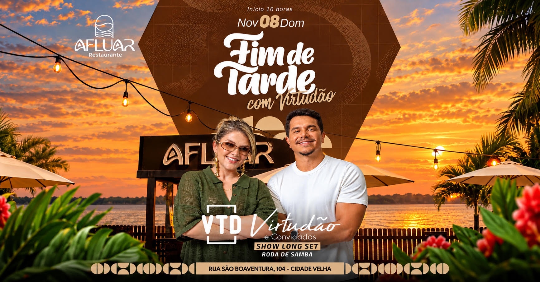 Fim de Tarde com Virtudão - Belém, PA