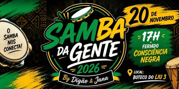 Imagem do evento SAMBA DA GENTE EDIÇÃO 2026